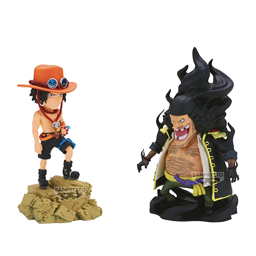 One Piece World Dollectable Figure Log Stories - Portgas D.Ace VS Marshall D.Teach (Figurine)(Banpresto)(Pre-Order)