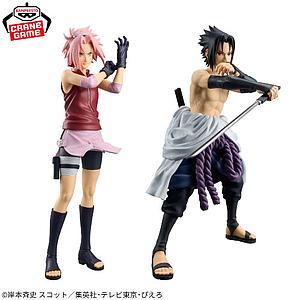 Naruto Shippuden Grandista - Sakura Haruno & Sasuke Uchiha - (Figurine)(Banpresto)