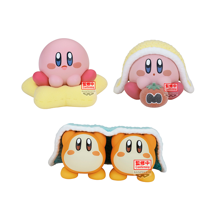 Kirby Fluffy Puffy Mine Break Time (Plushie)(Banpresto)