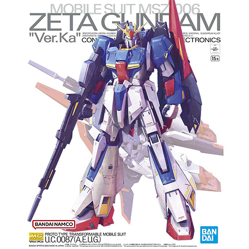 Bandai MG 1/100 Zeta Gunam Ver.Ka - 64015 (Model Kit)