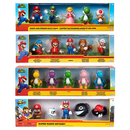 Nintendo Super Mario 5Pack(Figurine)(Jakks Pacific)