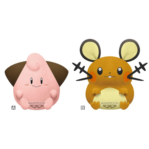 Pokemon Super Big Plush - Cleffa - Dedenne (Plushie)(Banpresto)