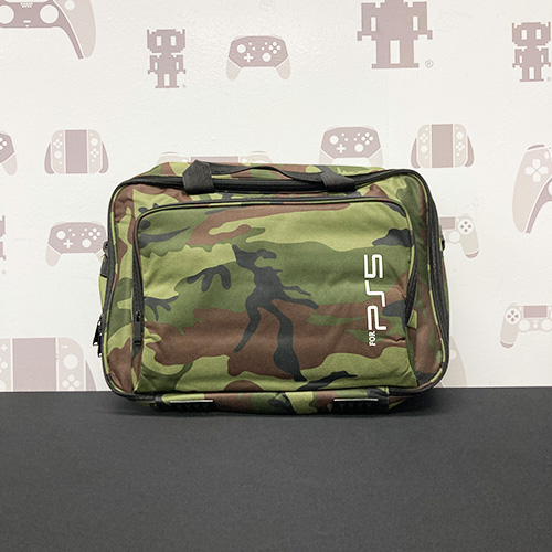 Camouflage Carry Bag for PS5 Slim (Dark Green Camo)