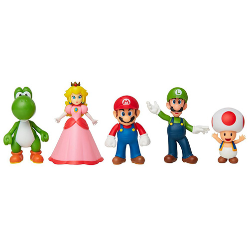 Nintendo Super Mario 5Pack(Figurine)(Jakks Pacific)