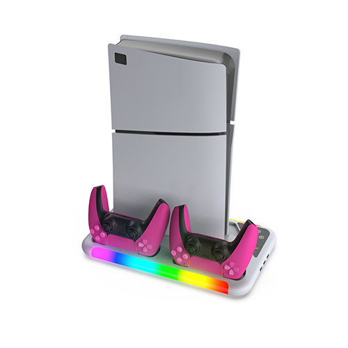 DOBE PS5 Slim Rainbow Light Multifunctional Cooling Stand - (TP5-3557)