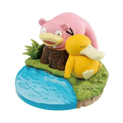 Pokemon Figure - Psyduck & Slowpoke (Figurine)(Banpresto)(Pre-Order)
