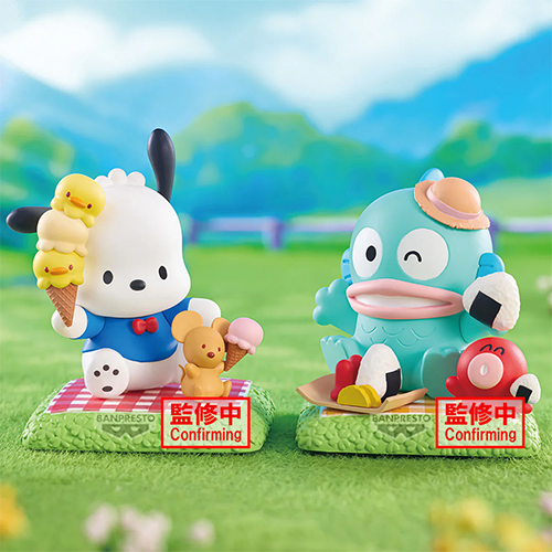 Sanrio Characters Nakayoshi  Memories Vol.2 - Pochacco & Hangyodon (Figurine)(Banpresto)(Pre-Order