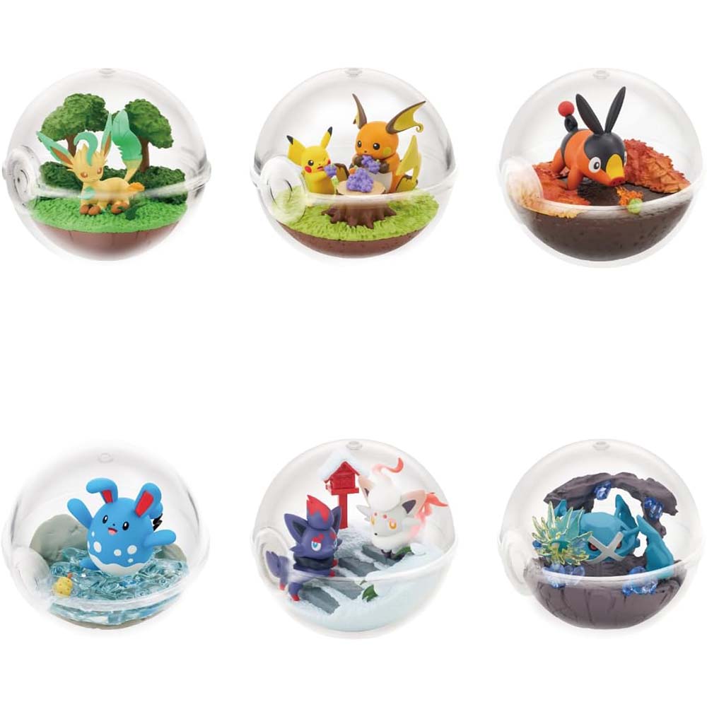 Re-Ment Pokemon Terrarium 14 (Blind Box)(Set)