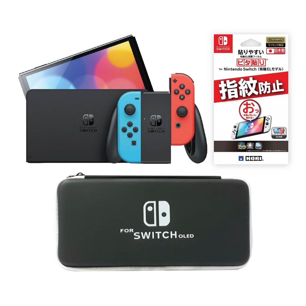 Nintendo Switch OLED (Neon) Starter Pack  