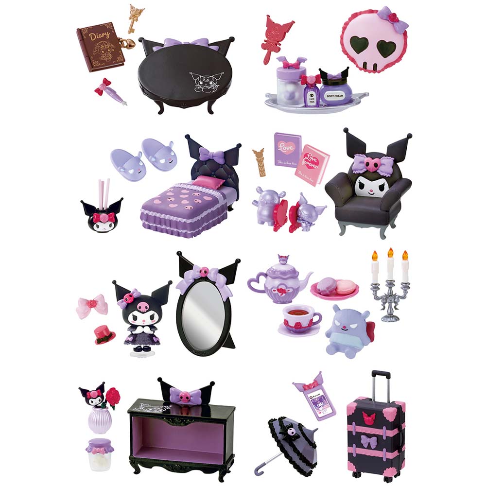Re-Ment Kuromi Room (Kuromi)(Blind Box)(Set)