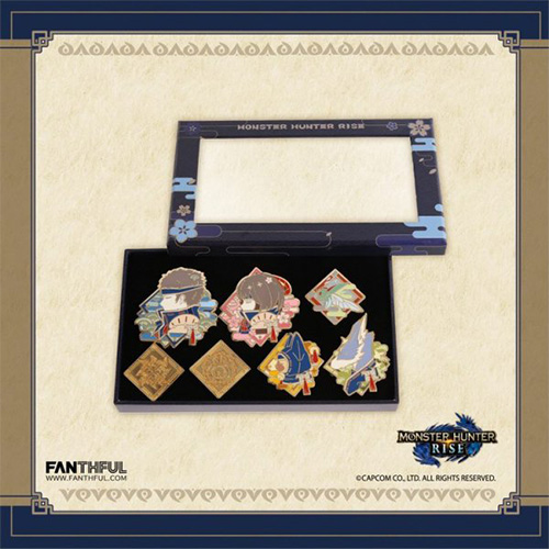 Fanthful Monster Hunter Rise Pin Collection