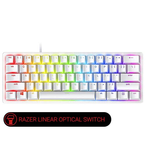 Razer Huntsman Mini - Linear Optical Switch Keyboard (Mercury White)