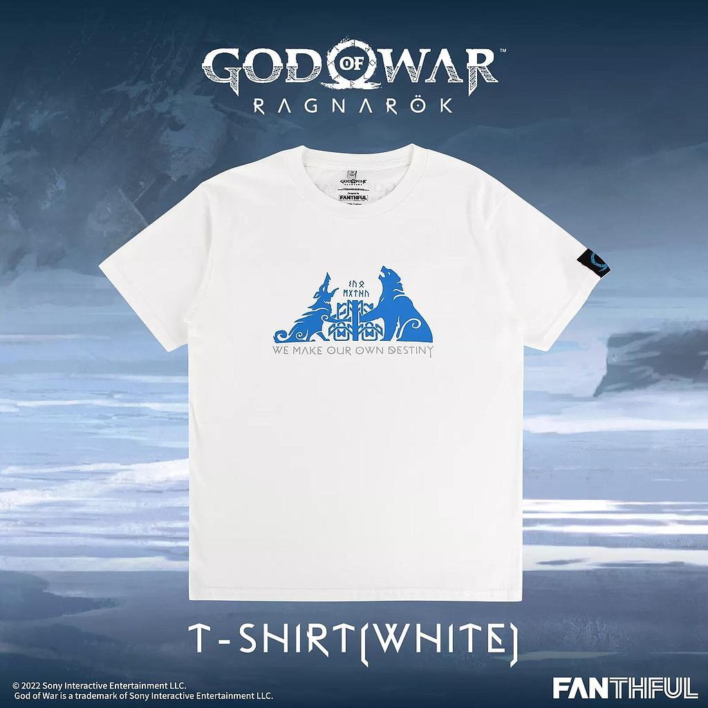 Fanthful God of War Ragnarok White T-shirt (PROMO)