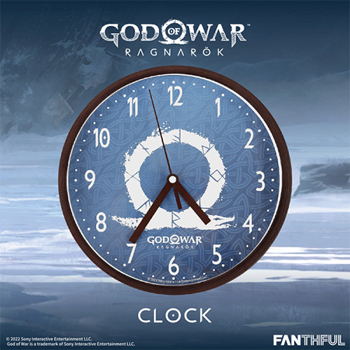 Fanthful God of War Ragnarok Clock